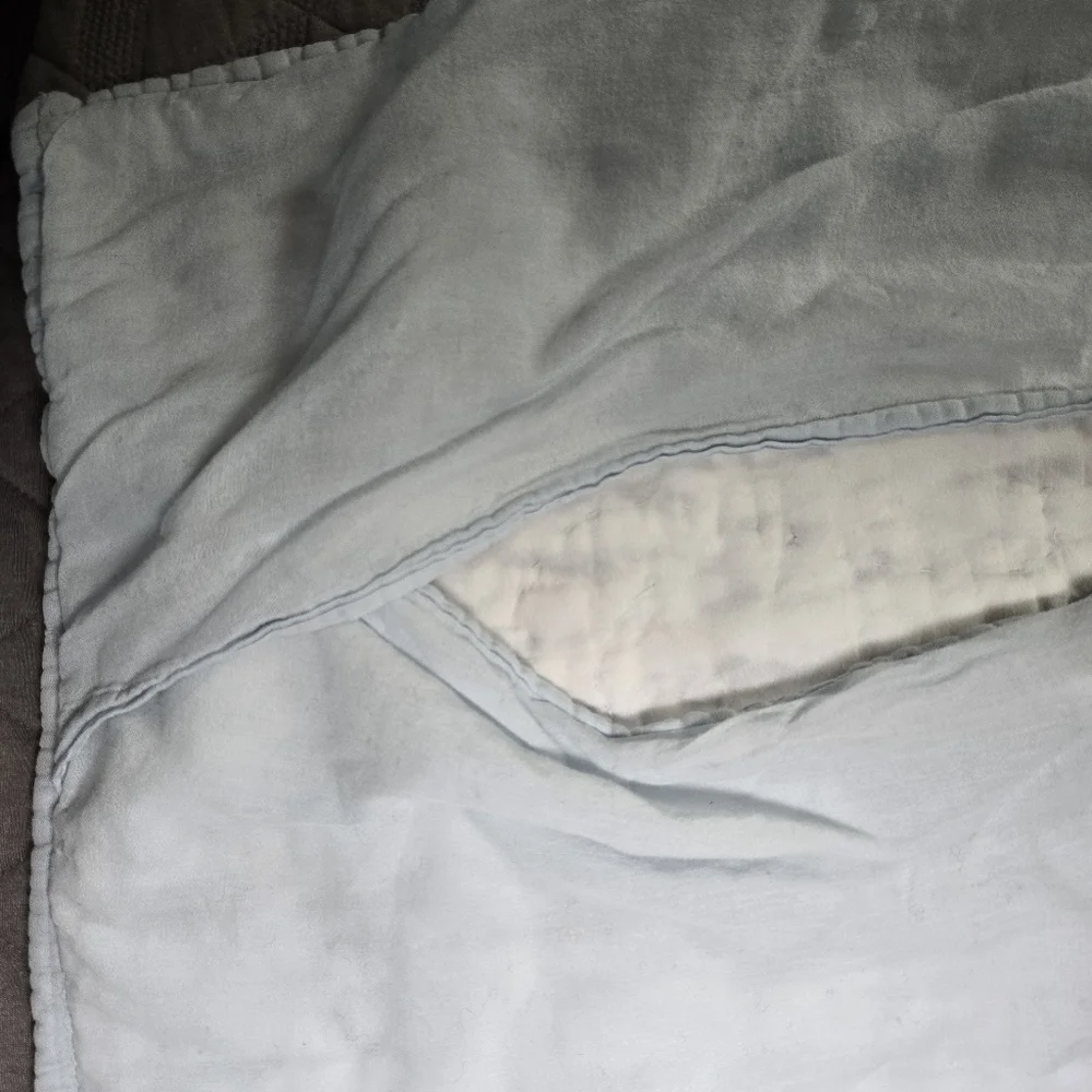 Ballard Designs Paisley Hand Blocked‎ Quilted Pillow Sham, Euro Size 100% Cotton